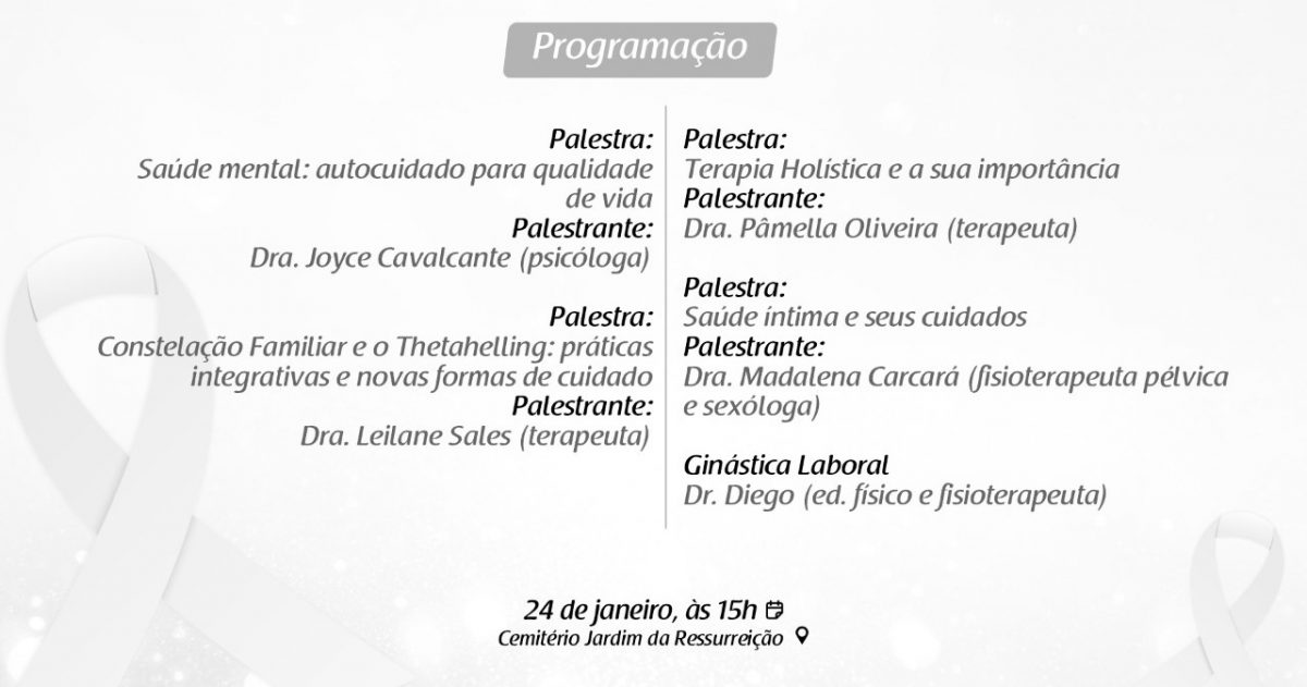 Grupo Geraldo Oliveira promove campanha pela saúde mental e emocional